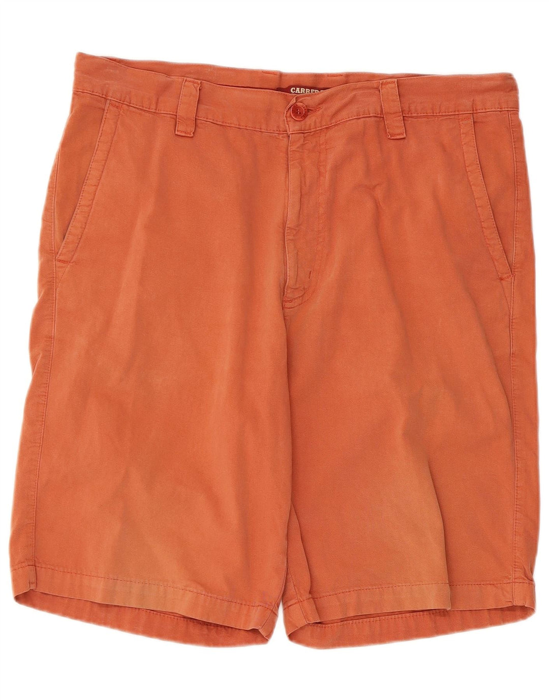 CARRERA Mens Chino Shorts W36 Grande Algodão Laranja
