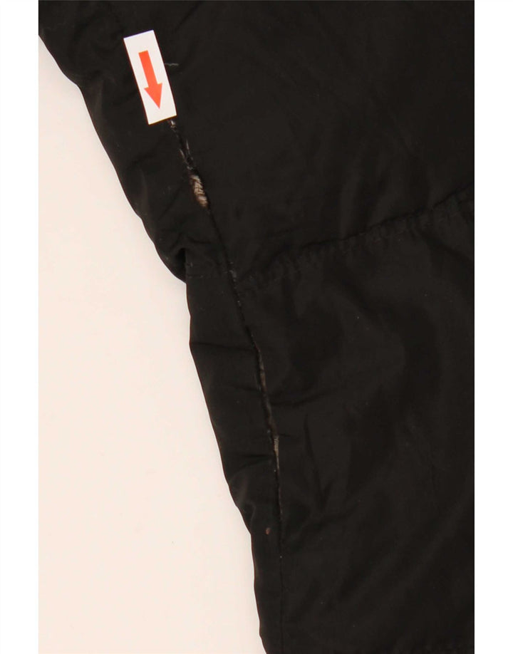 Casaco acolchoado feminino Zara UK 10 pequeno poliéster preto
