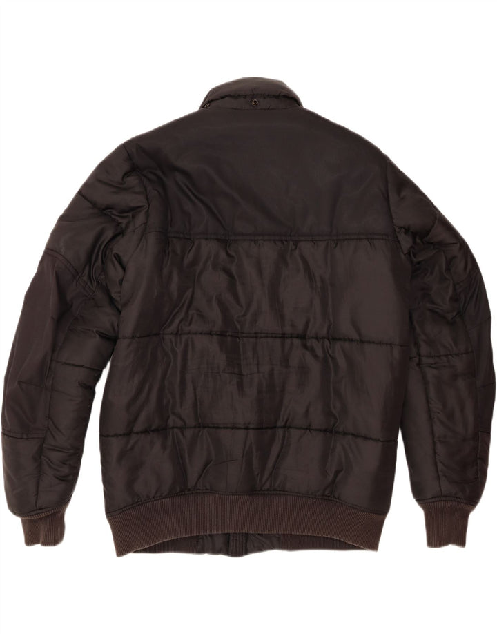 Jaqueta acolchoada masculina G-Star UK 40 grande poliéster colorblock preto