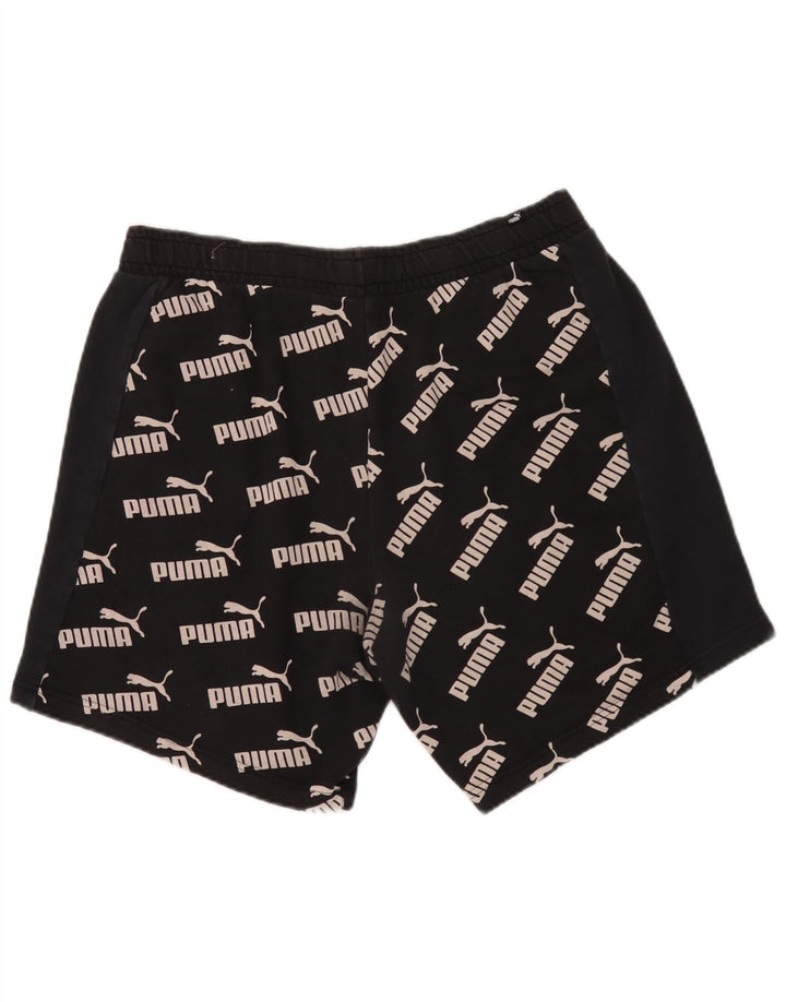 Shorts esportivos gráficos masculinos Puma XL preto