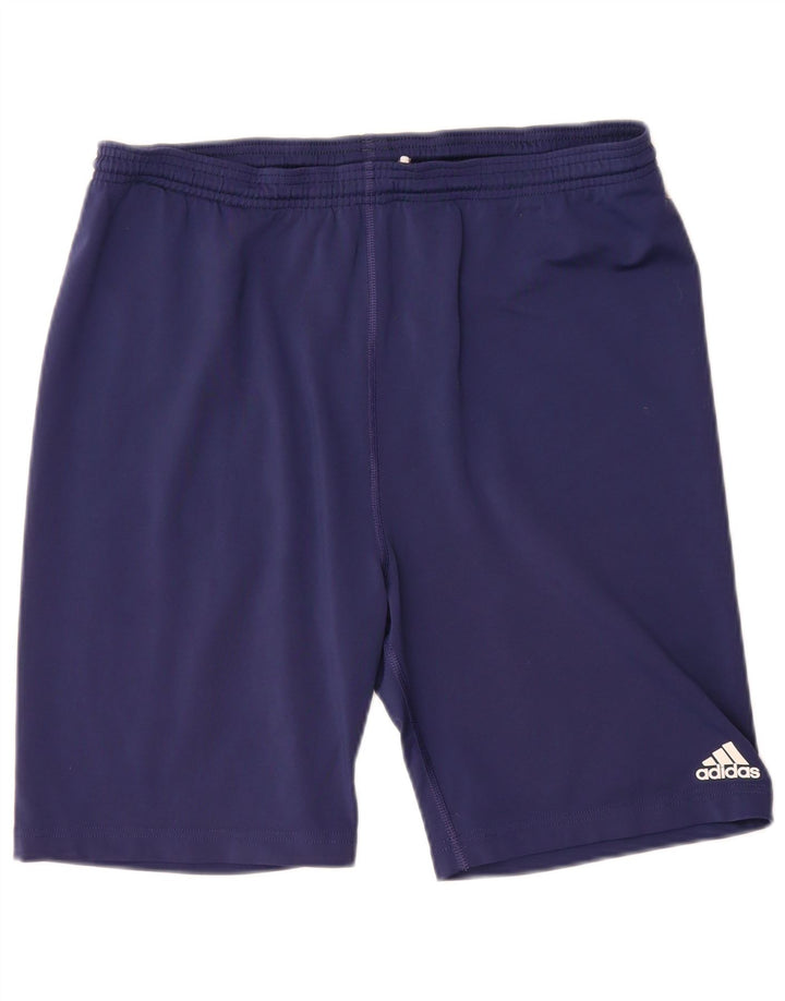 Shorts esportivos masculinos Adidas 2XL poliéster azul marinho