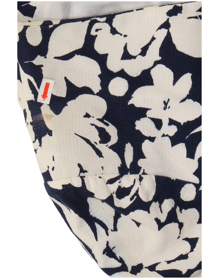 LUISA SPAGNOLI Jaqueta blazer feminina manga 3/4 IT 46 grande azul marinho