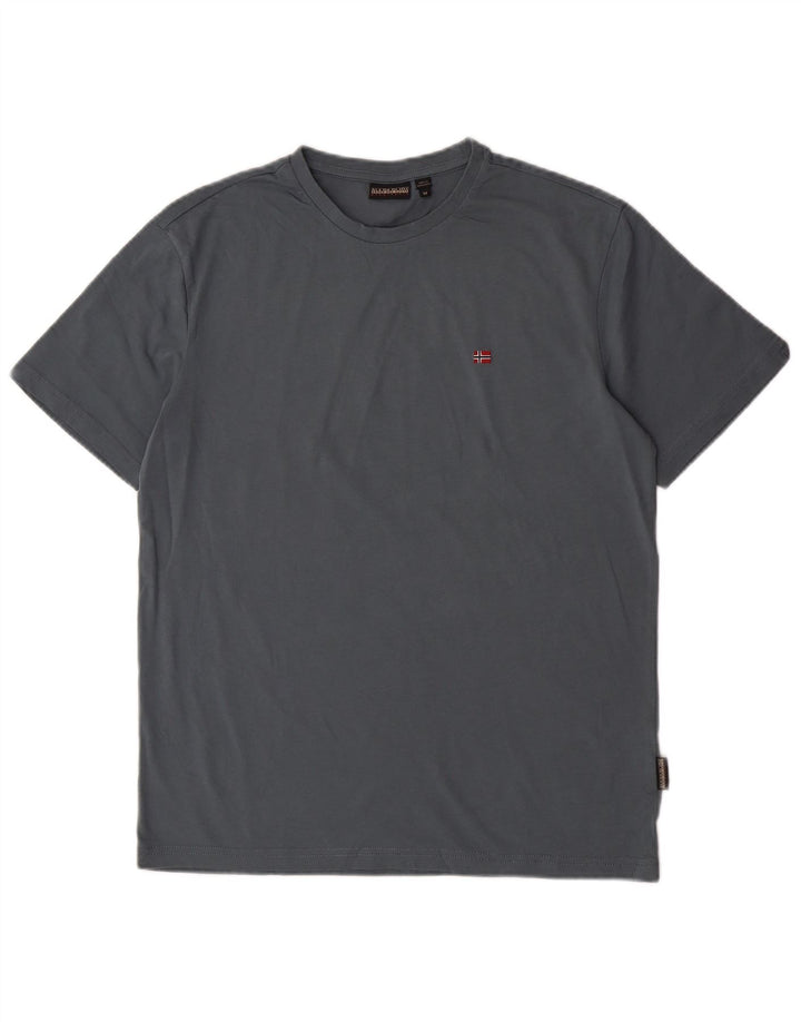 Camiseta masculina Napapijri azul médio
