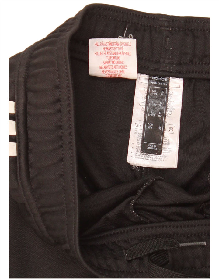 Calças de treino Adidas meninos 11-12 anos poliéster preto