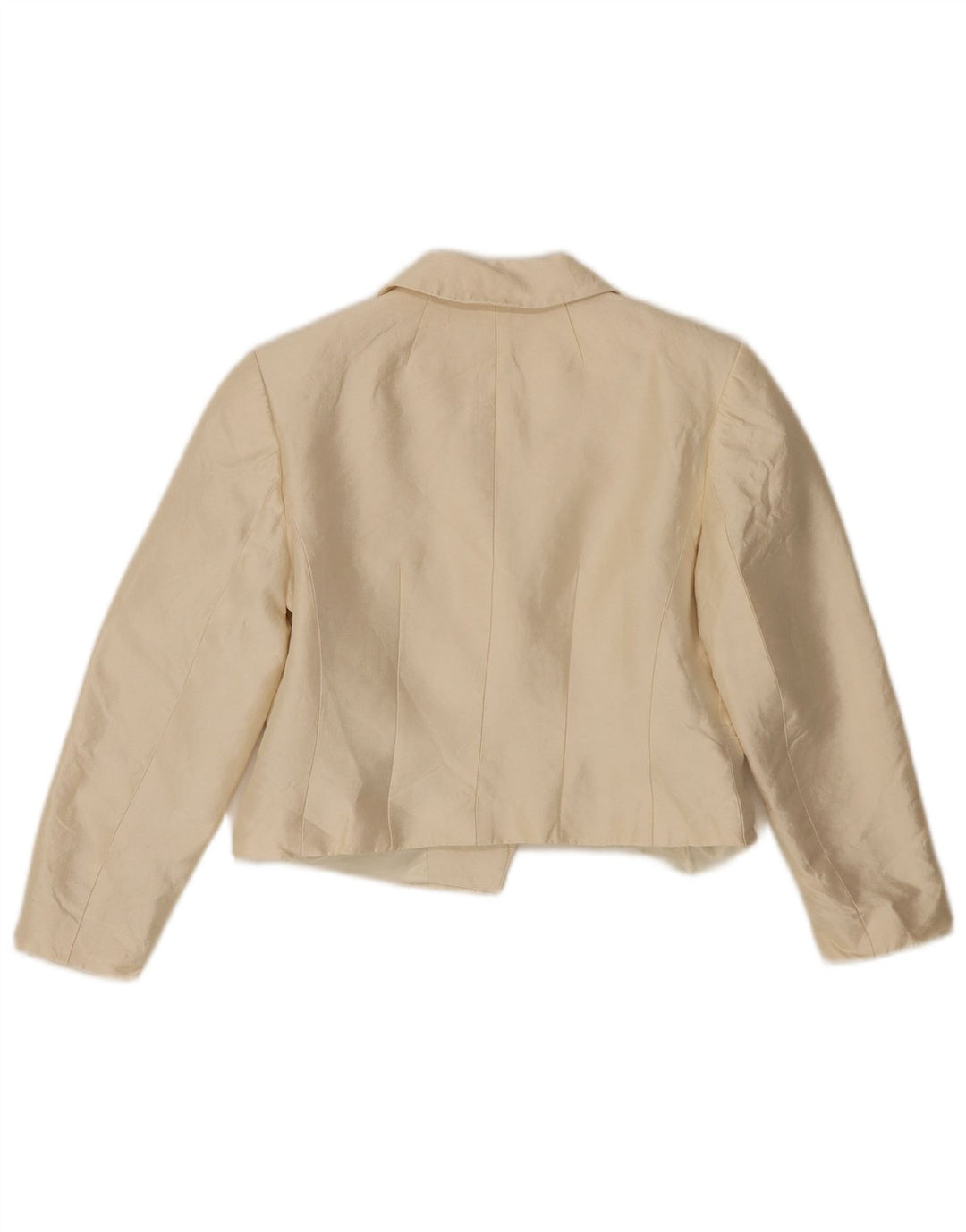 Jaqueta blazer feminina Hobbs com 2 botões, Reino Unido 10, pequena, off white, lã