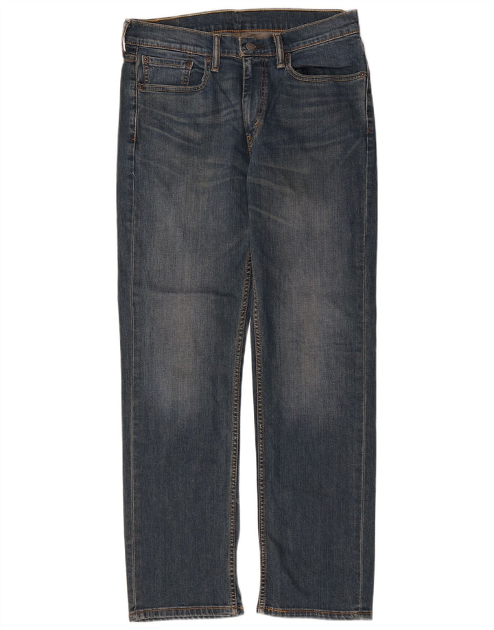 LEVI'S Masculino 514 Straight Jeans W32 L30 Azul Algodão