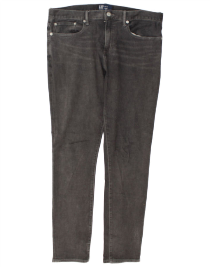 Jeans skinny masculino Gap W34 L32 algodão cinza