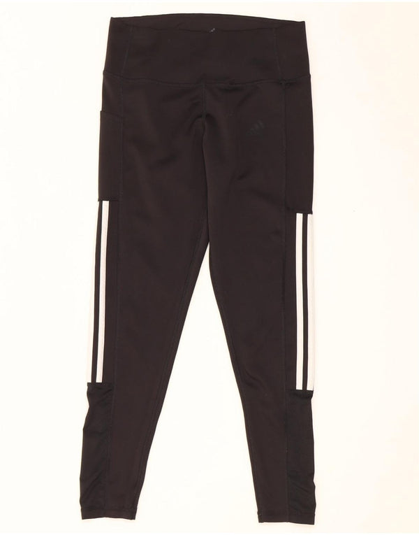 Leggings Adidas Aeroready Femininas UK 12/14 Médio Preto Poliéster