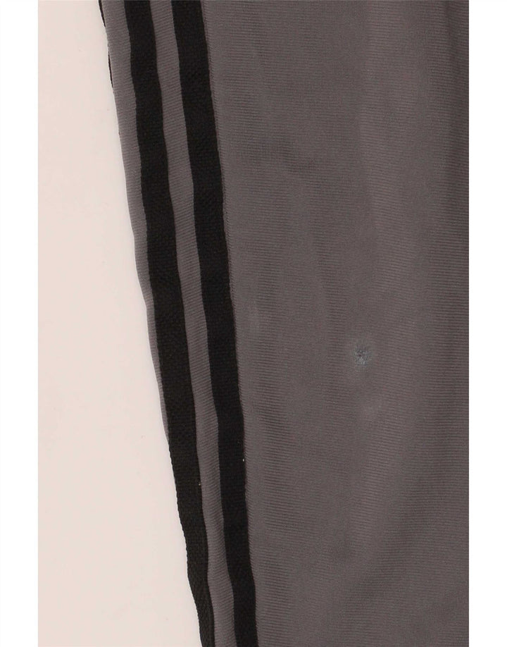 Adidas meninos calças de treino joggers 13-14 anos cinza poliéster