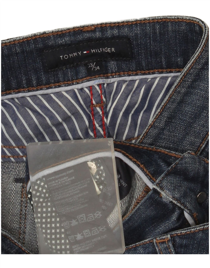 Jeans feminino Tommy Hilfiger Bootcut W33 L34 azul algodão