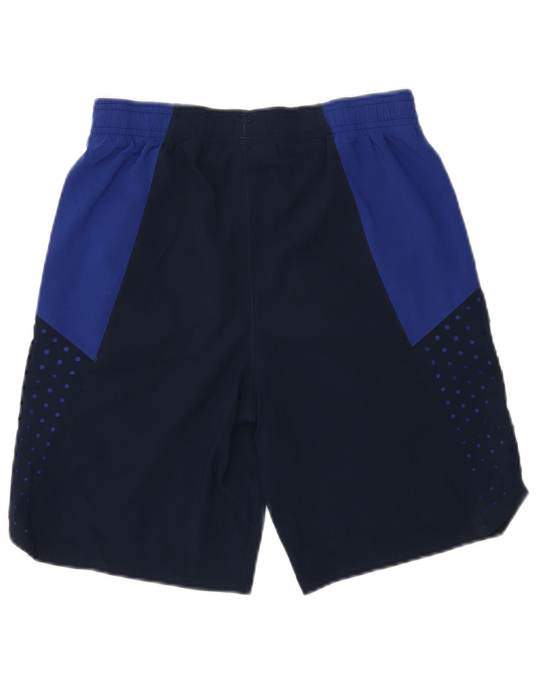Shorts esportivos UNDER ARMOUR Boys Heat Gear 11-12 anos grandes azul marinho