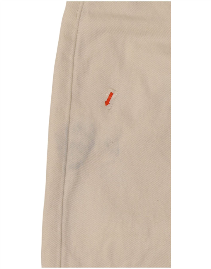 Calça jeans feminina Levi's Tapered W28 L26 algodão branco