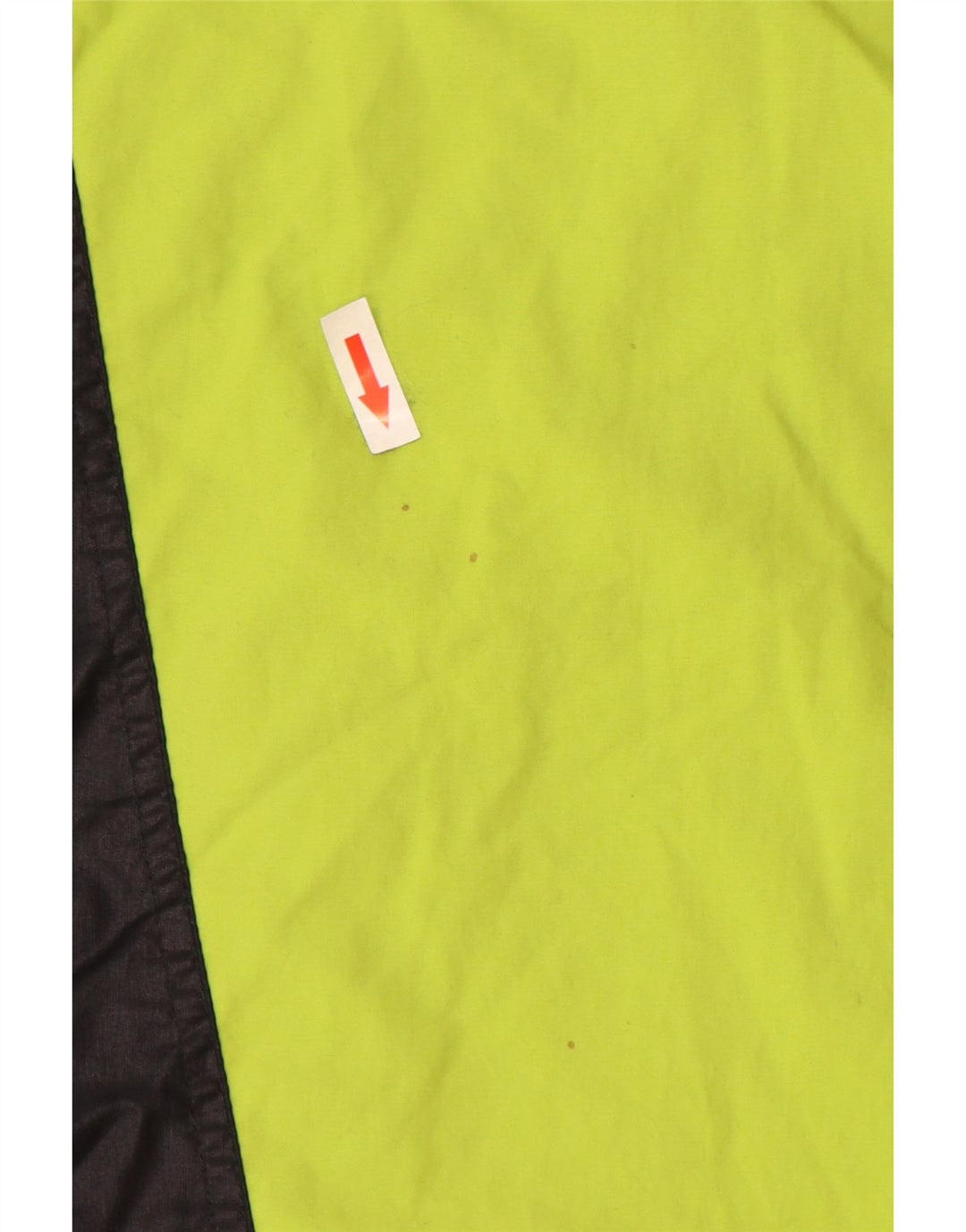 Jaqueta corta-vento feminina Maser M com estampa gráfica UK 16 grande bloco colorido preto