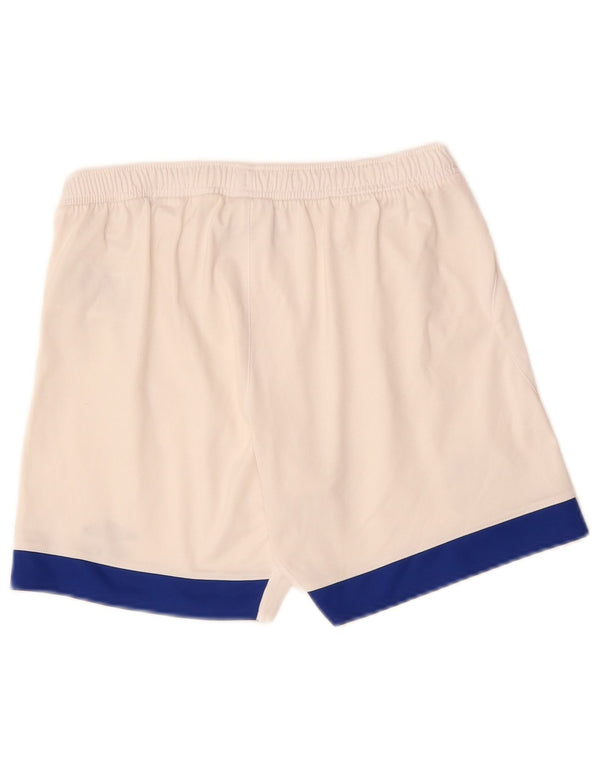 Shorts esportivos masculinos UMBRO 13-14 anos XL branco colorblock poliéster