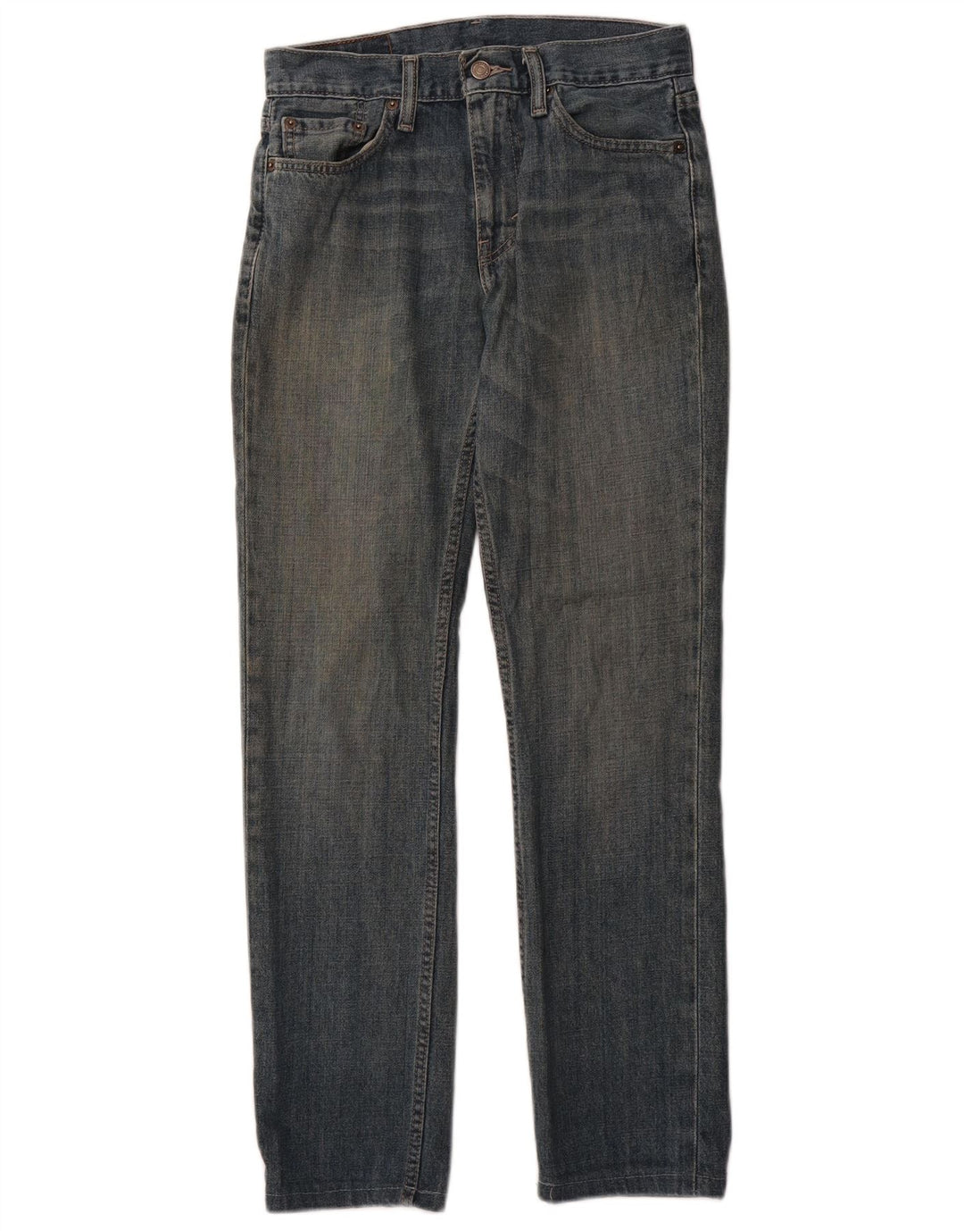 LEVI'S Mens Slim Jeans W30 L30 Azul Marinho Algodão