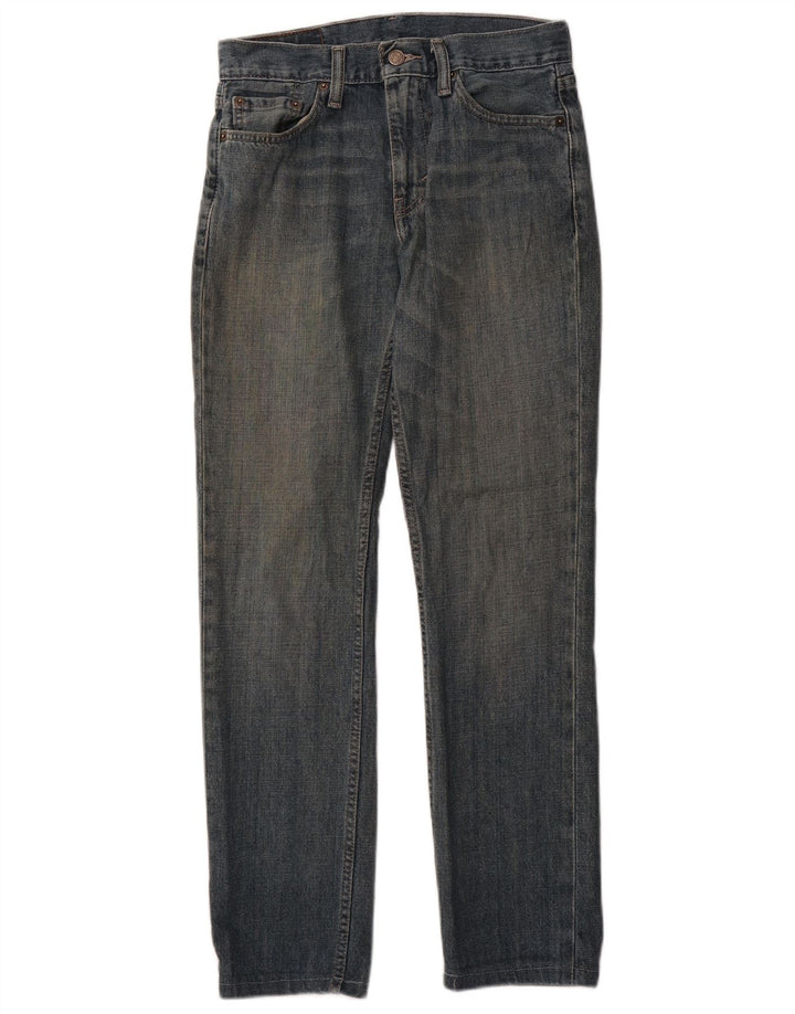 LEVI'S Mens Slim Jeans W30 L30 Azul Marinho Algodão