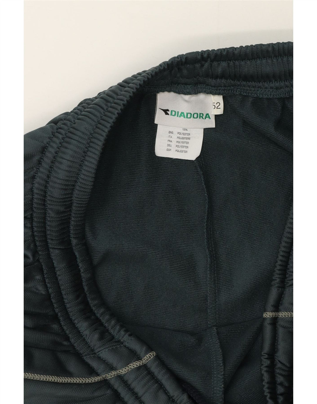 Calças de treino masculino Diadora IT 52 poliéster verde grande