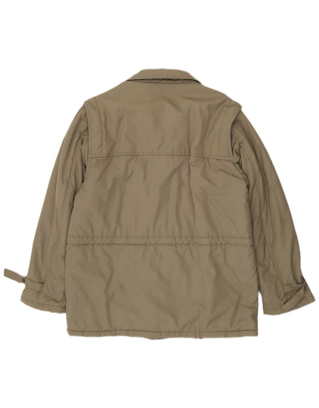 Jaqueta masculina acolchoada Canda IT 54 2XL poliéster cáqui
