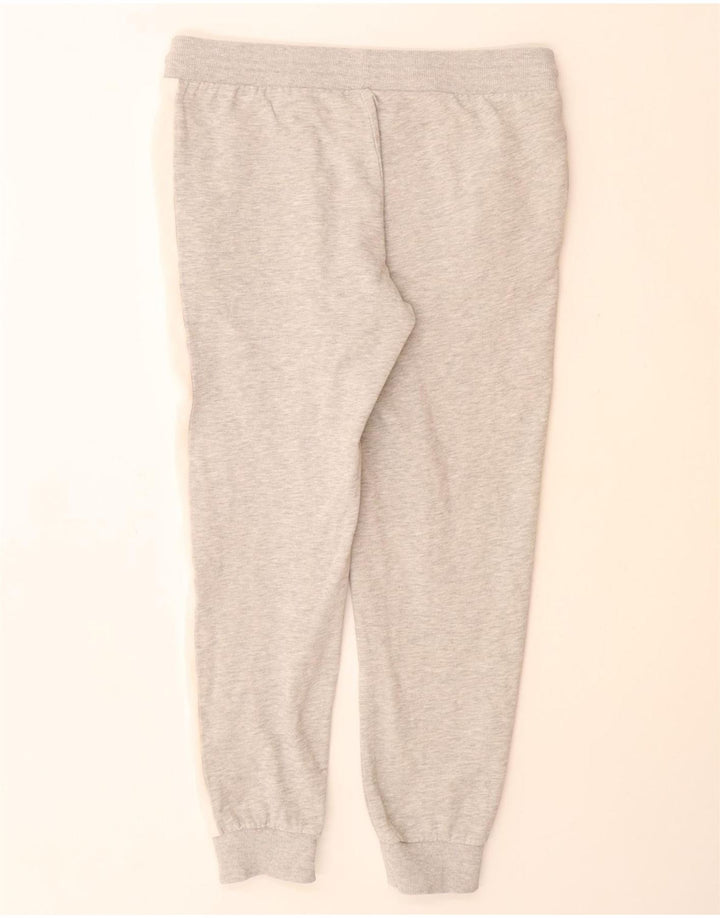 Calça de treino masculina JACK & JONES de algodão manchado cinza médio