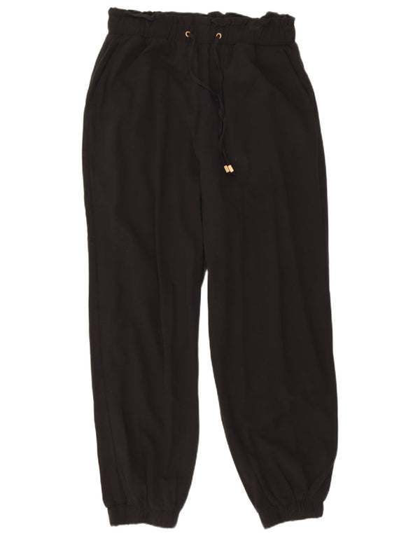 Zara Calça jogger feminina folgada XL W32 L26 preta