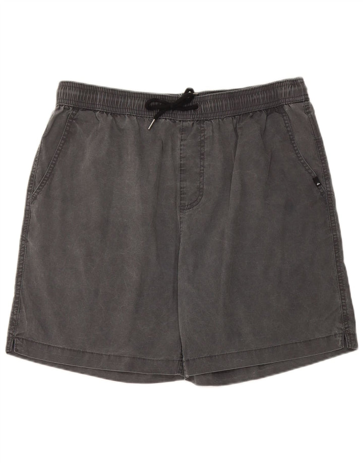 Quiksilver Mens Shorts Médio W32 Cinza Algodão