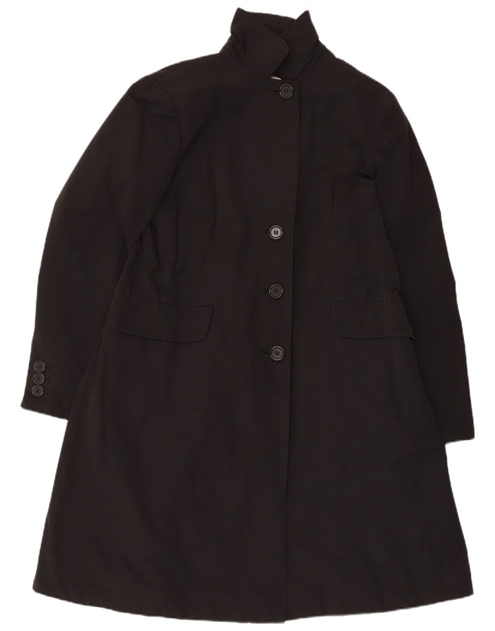 Sobretudo feminino Aspesi UK 18 XL algodão preto