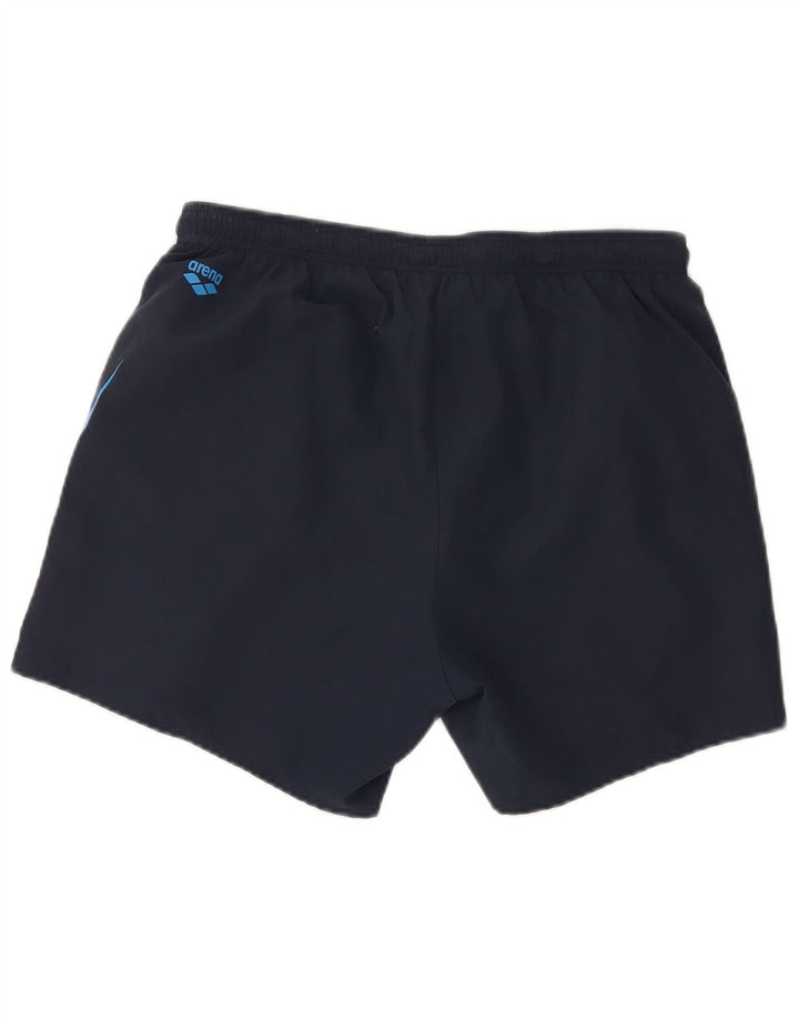 Arena Mens Graphic Sport Shorts XL Azul marinho Colourblock Poliéster