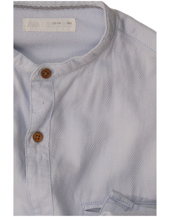 Zara Camisa Menino 13-14 Anos Azul