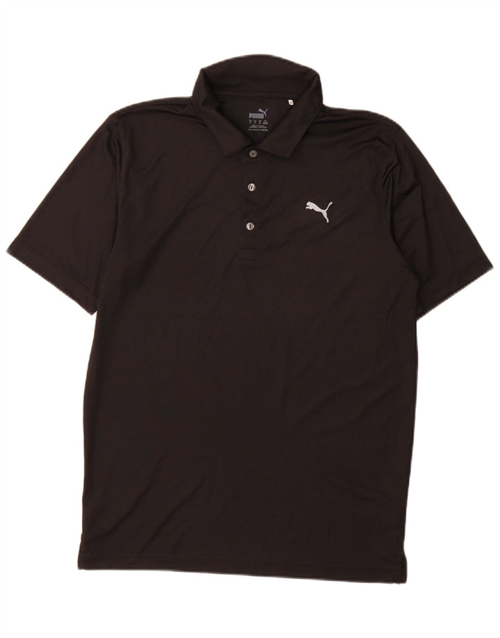 Camisa polo masculina Puma médio preto poliéster