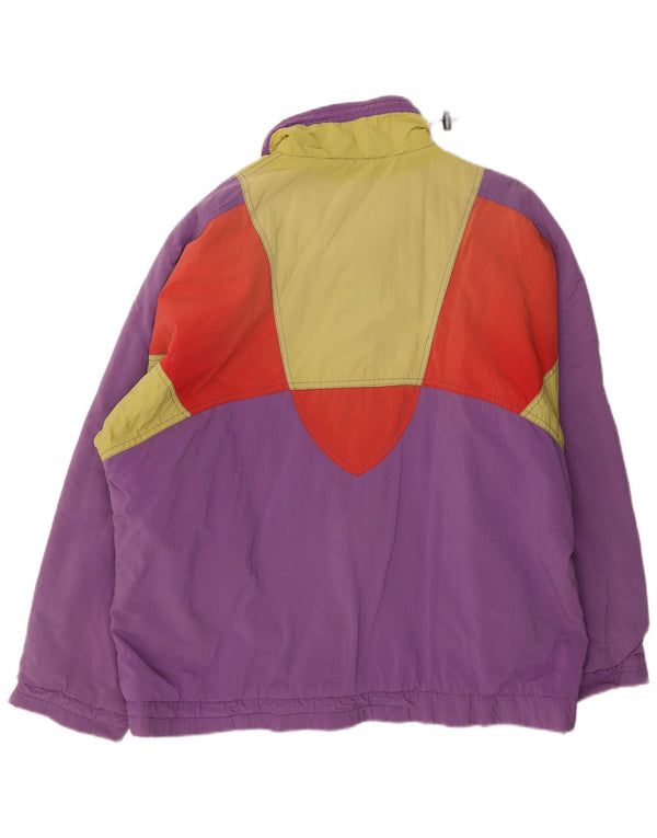 Jaqueta acolchoada masculina Etirel UK 42 XL roxo Colourblock Nylon