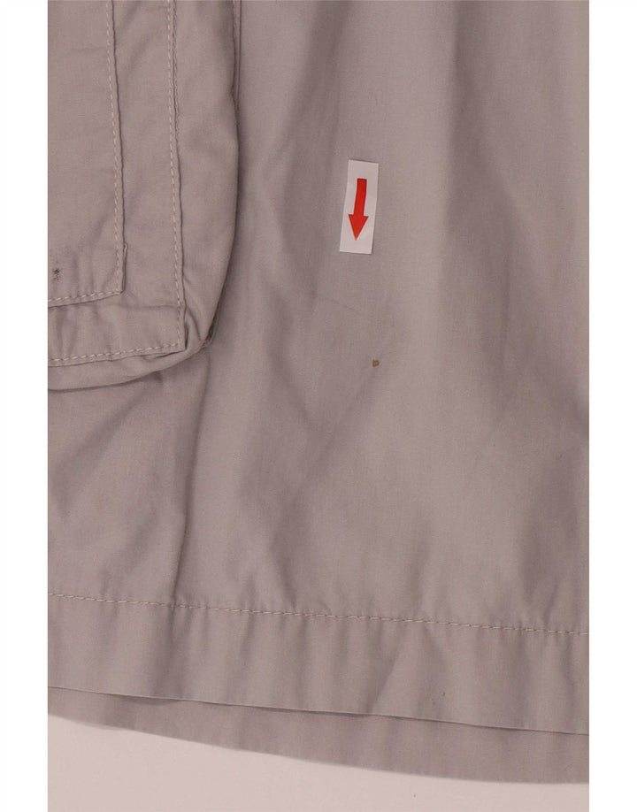 Shorts cargo masculino Marks & Spencer Blue Harbor W36 grande algodão cinza