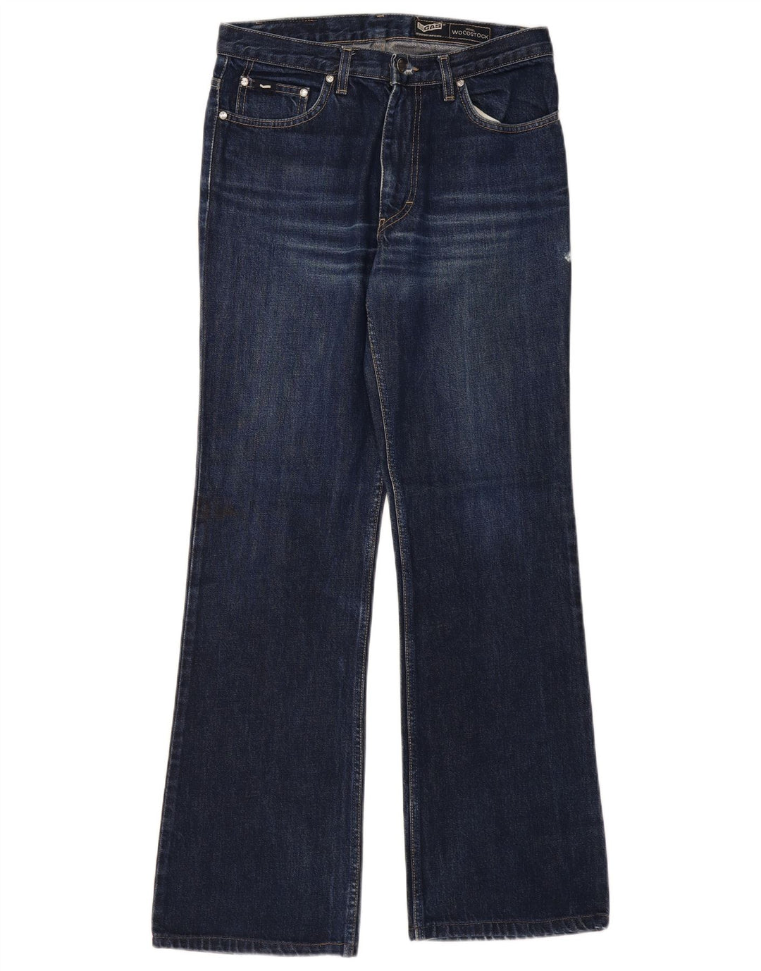 Calça jeans feminina GAS Bootcut W32 L31 azul marinho