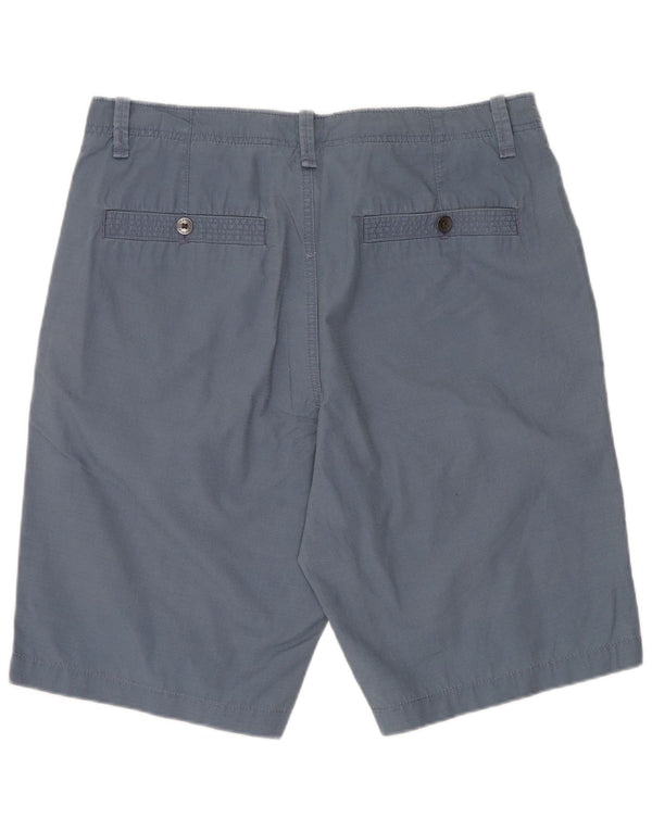 Calvin Klein Mens Graphic Chino Shorts Médio W31 Azul Algodão