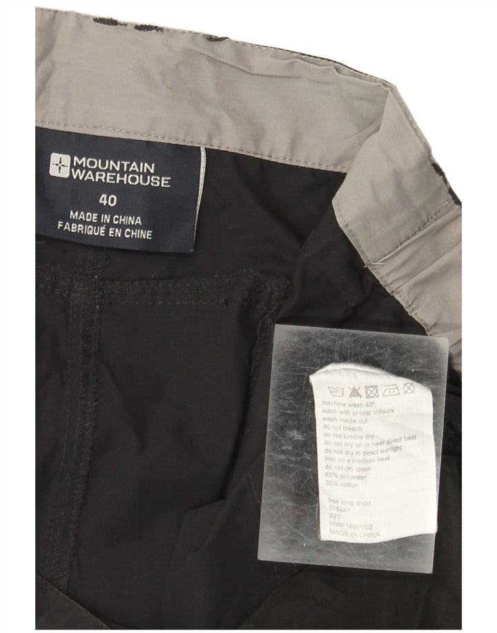 Mountain Warehouse Mens Cargo Shorts W40 XL Poliéster Preto