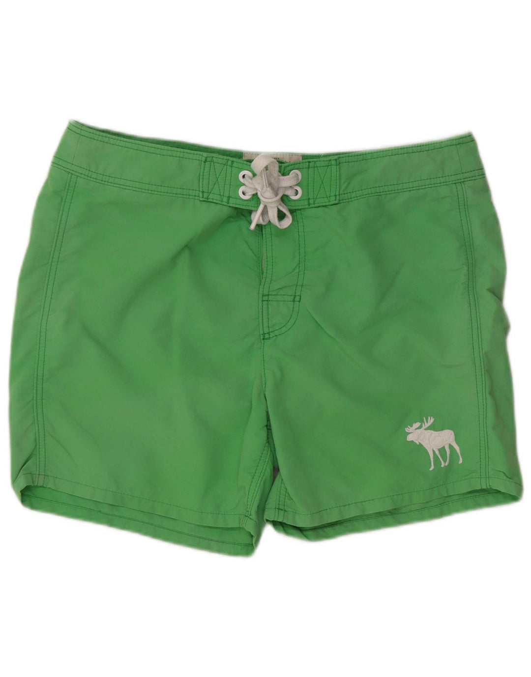 Shorts de natação masculino ABERCROMBIE & FITCH XL verde nylon
