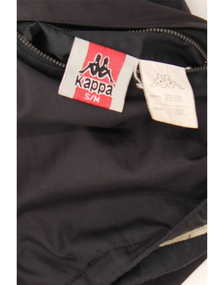 Kappa Jaqueta corta-vento masculina com capuz Reino Unido 36 Pequeno poliéster azul marinho