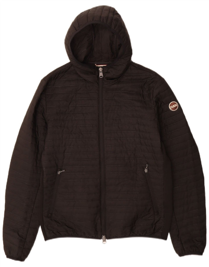 Jaqueta masculina acolchoada com capuz Colmar IT 50 poliéster preto médio