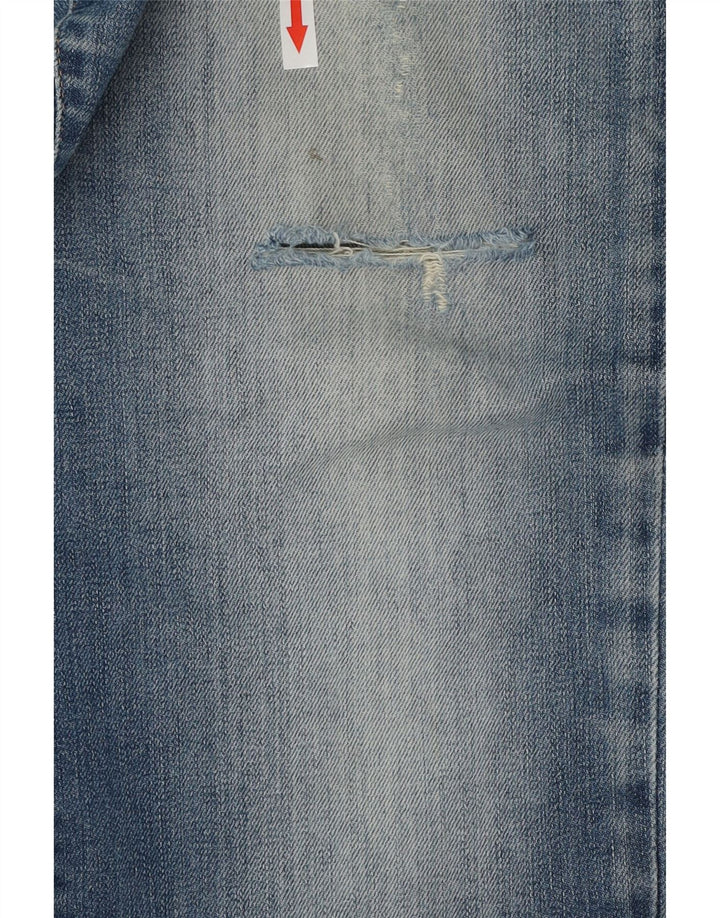 Calça jeans slim masculina CALVIN KLEIN desgastada W34 L30 azul