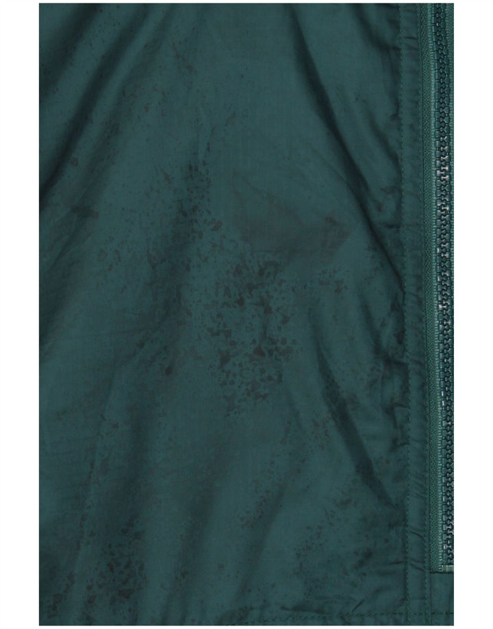Jaqueta masculina Eddie Bauer pulôver solto ajuste acolchoado Reino Unido 38 verde médio