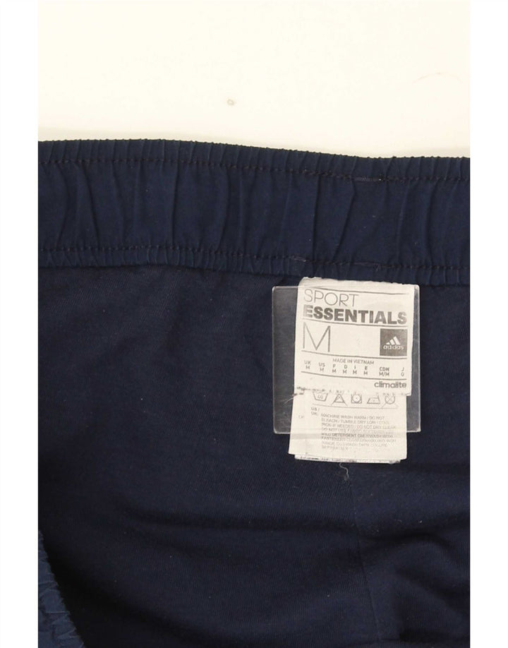Calça de treino masculina Adidas Climalite médio azul marinho poliéster