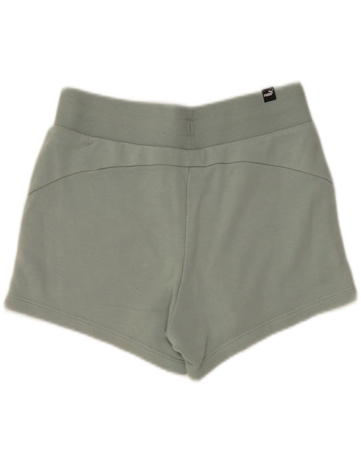 Shorts esportivos femininos PUMA UK 6 XS azul algodão