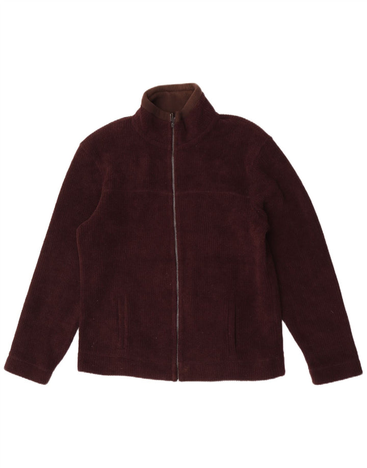 Jaqueta de lã masculina Marks & Spencer UK 38 poliéster marrom médio