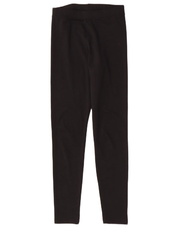 Adidas Womens Graphic Leggings UK 10 Pequeno Preto Poliéster Esportes