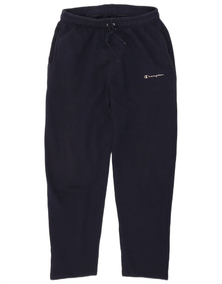 Calça de treino masculina Champion de algodão azul marinho médio