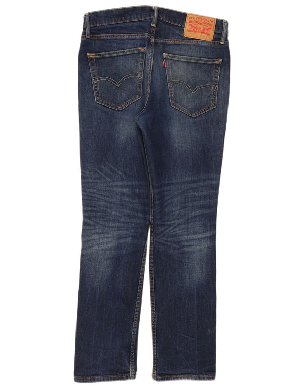Calça jeans feminina Levi's 511 Slim W32 L30 azul marinho algodão