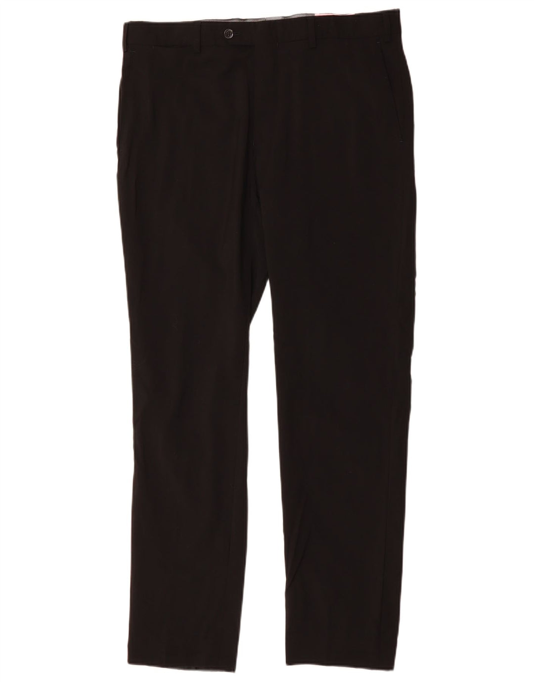 Calça masculina slim MASSIMO DUTTI UE 44 grande W34 L31 lã preta