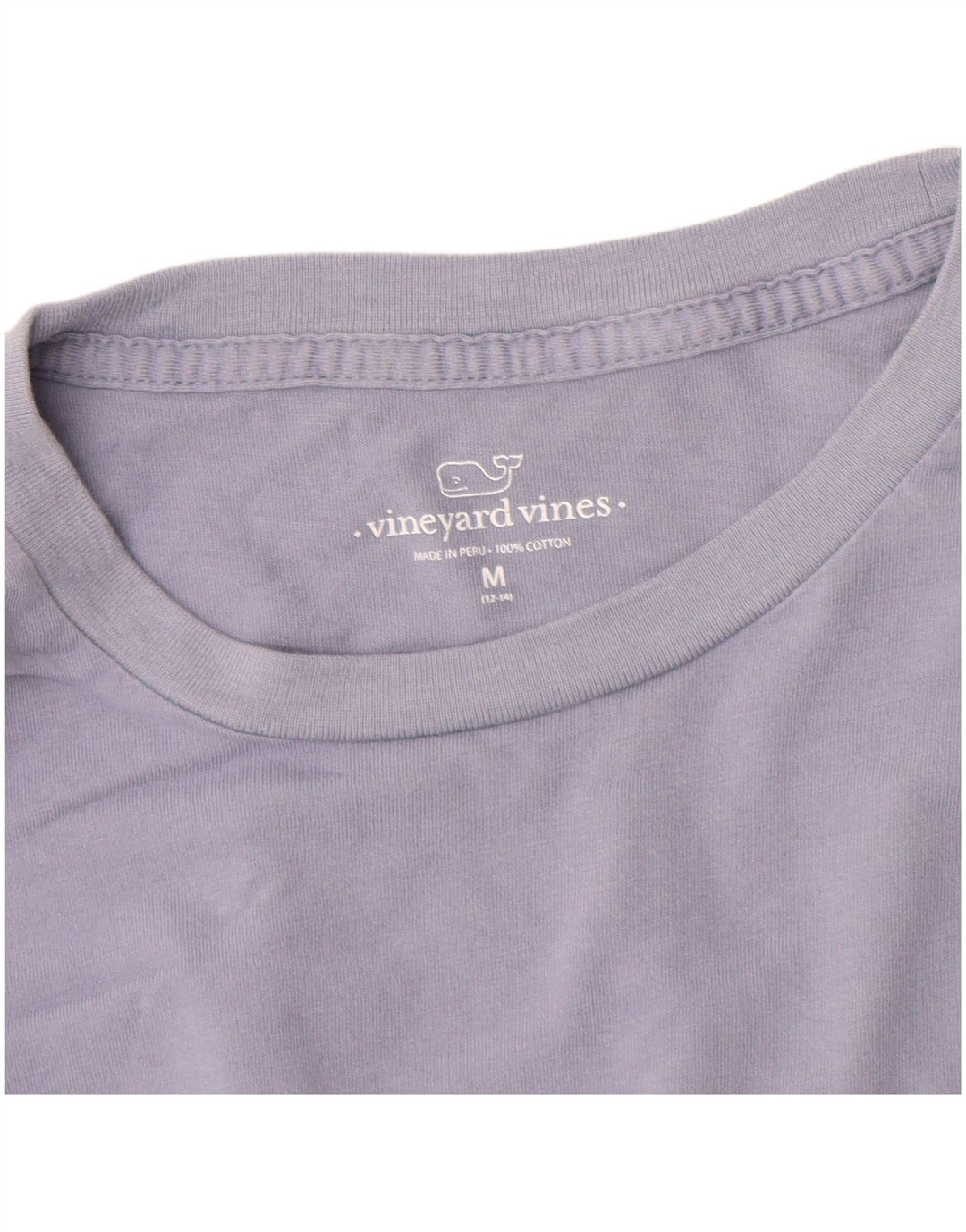 Camiseta gráfica VINEYARD VINES para meninos 12-13 anos algodão roxo médio