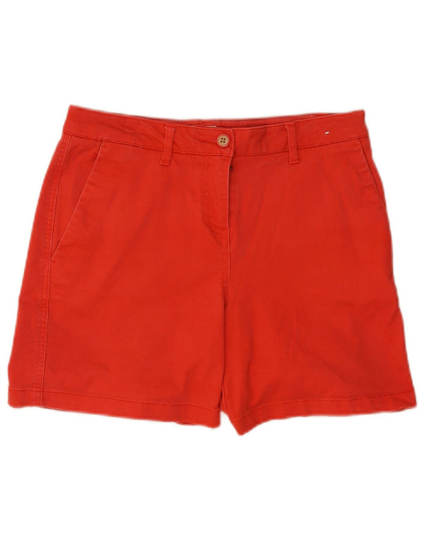 Joules Womens Chino Shorts UK 10 Pequeno W30 Algodão Vermelho
