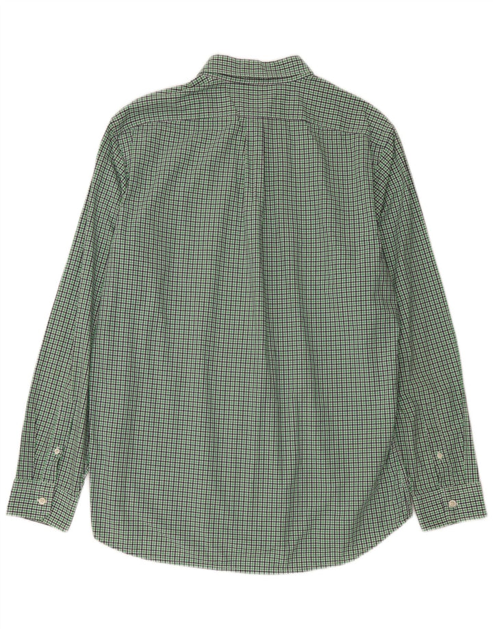 Camisa masculina Slim Fit da Gap XL algodão xadrez verde