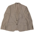 Jaqueta blazer masculina sob medida de 2 botões da Marks & Spencer Reino Unido 42 xadrez cinza grande
